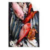 Textil Ersatzdruck Frischer Fisch Und Meeresfruechte Hochformat Produktvorschau Frontal