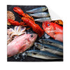 Textil Ersatzdruck Frischer Fisch Und Meeresfruechte Quadrat Produktvorschau Frontal