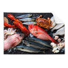 Textil Ersatzdruck Frischer Fisch Und Meeresfruechte Querformat Produktvorschau Frontal