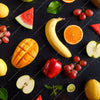 Textil Ersatzdruck Fruechte Gesunde Ernaehrung Quadrat Motivvorschau