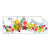 Textil Ersatzdruck Fruechte In Spritzwasser Panorama Produktvorschau Frontal