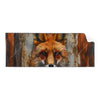Textil Ersatzdruck Fuchs Grunge Stil Panorama Produktvorschau Frontal