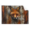 Textil Ersatzdruck Fuchs Grunge Stil Querformat Produktvorschau Frontal