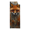 Textil Ersatzdruck Fuchs Grunge Stil Schmal Produktvorschau Frontal