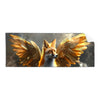 Textil Ersatzdruck Fuchs Mit Goldenen Fluegeln Panorama Produktvorschau Frontal