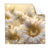 Textil Ersatzdruck Funkelnde Blumen In Gold Quadrat Produktvorschau Frontal