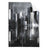 Textil Ersatzdruck Futuristische Skyline Hochformat Produktvorschau Frontal