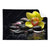 Textil Ersatzdruck Gelbe Orchidee Querformat Produktvorschau Frontal