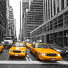 Textil Ersatzdruck Gelbe Taxis New York Quadrat Motivvorschau
