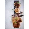 Textil Ersatzdruck Geroestete Kaffeebohnen No 1 Hochformat Motivvorschau