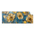 Textil Ersatzdruck Goldene Blumen Auf Blau Panorama Produktvorschau Frontal