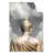 Textil Ersatzdruck Goldene Buddha Statue Hochformat Produktvorschau Frontal