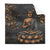 Textil Ersatzdruck Goldener Buddha Bambus Quadrat Produktvorschau Frontal