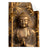 Textil Ersatzdruck Goldener Buddha Im Bambuswald Hochformat Produktvorschau Frontal