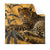 Textil Ersatzdruck Goldener Leopard Imposanter Jaeger Quadrat Produktvorschau Frontal