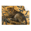 Textil Ersatzdruck Goldener Leopard Imposanter Jaeger Querformat Produktvorschau Frontal