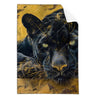 Textil Ersatzdruck Goldener Panther Hochformat Produktvorschau Frontal