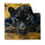 Textil Ersatzdruck Goldener Panther Quadrat Produktvorschau Frontal