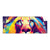 Textil Ersatzdruck Graffiti Loewe Panorama Produktvorschau Frontal