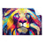 Textil Ersatzdruck Graffiti Loewe Querformat Produktvorschau Frontal