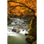 Textil Ersatzdruck Herbstlandschaft Am Fluss Hochformat Motivvorschau