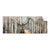 Textil Ersatzdruck Hirsch Im Birkenwald Panorama Produktvorschau Frontal