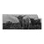 Textil Ersatzdruck Hochland Rind Schwarz Weiss Panorama Produktvorschau Frontal
