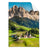 Textil Ersatzdruck Idyllisches Dorf In Den Bergen Hochformat Produktvorschau Frontal