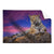 Textil Ersatzdruck Jaguar Auf Felsen Querformat Produktvorschau Frontal