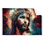 Textil Ersatzdruck Jesus Christus Mit Dornenkrone Querformat Produktvorschau Frontal
