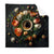 Textil Ersatzdruck Kaffee Inmitten Wunderschoener Blumen Quadrat Produktvorschau Frontal