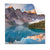 Textil Ersatzdruck Kanadischer Bergsee Quadrat Produktvorschau Frontal