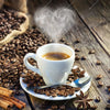 Textil Ersatzdruck Koestlicher Kaffee Quadrat Motivvorschau