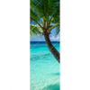 Textil Ersatzdruck Kokospalme Am Strand Schmal Motivvorschau