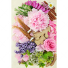 Textil Ersatzdruck Kraeuter Blumen Hochformat Motivvorschau
