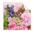 Textil Ersatzdruck Kraeuter Blumen Quadrat Produktvorschau Frontal