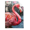 Textil Ersatzdruck Kunstvoller Flamingo Hochformat Produktvorschau Frontal