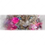 Textil Ersatzdruck Leopard Blumen Panorama Motivvorschau