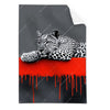 Textil Ersatzdruck Leopard Eleganz Trifft Abstraktion Hochformat Produktvorschau Frontal