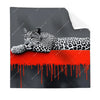 Textil Ersatzdruck Leopard Eleganz Trifft Abstraktion Quadrat Produktvorschau Frontal