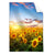 Textil Ersatzdruck Leuchtend Gelbe Sonnenblumen Am Abend Hochformat Produktvorschau Frontal