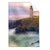 Textil Ersatzdruck Leuchtturm Bei Stuermischer See Hochformat Produktvorschau Frontal