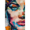Textil Ersatzdruck Loretta Abstrakt Patchwork Art Hochformat Motivvorschau