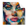 Textil Ersatzdruck Loretta Abstrakt Patchwork Art Quadrat Produktvorschau Frontal