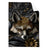 Textil Ersatzdruck Luxurioeser Fuchs Mit Blumen Hochformat Produktvorschau Frontal