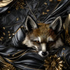 Textil Ersatzdruck Luxurioeser Fuchs Mit Blumen Quadrat Motivvorschau