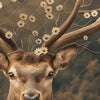 Textil Ersatzdruck Magischer Hirsch Im Waldrand Hochformat Zoom