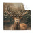 Textil Ersatzdruck Magischer Hirsch Im Waldrand Quadrat Produktvorschau Frontal