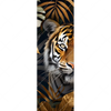 Textil Ersatzdruck Majestaetischer Tiger Im Dschungel Schmal Motivvorschau