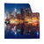 Textil Ersatzdruck Manhattan Bei Nacht Quadrat Produktvorschau Frontal